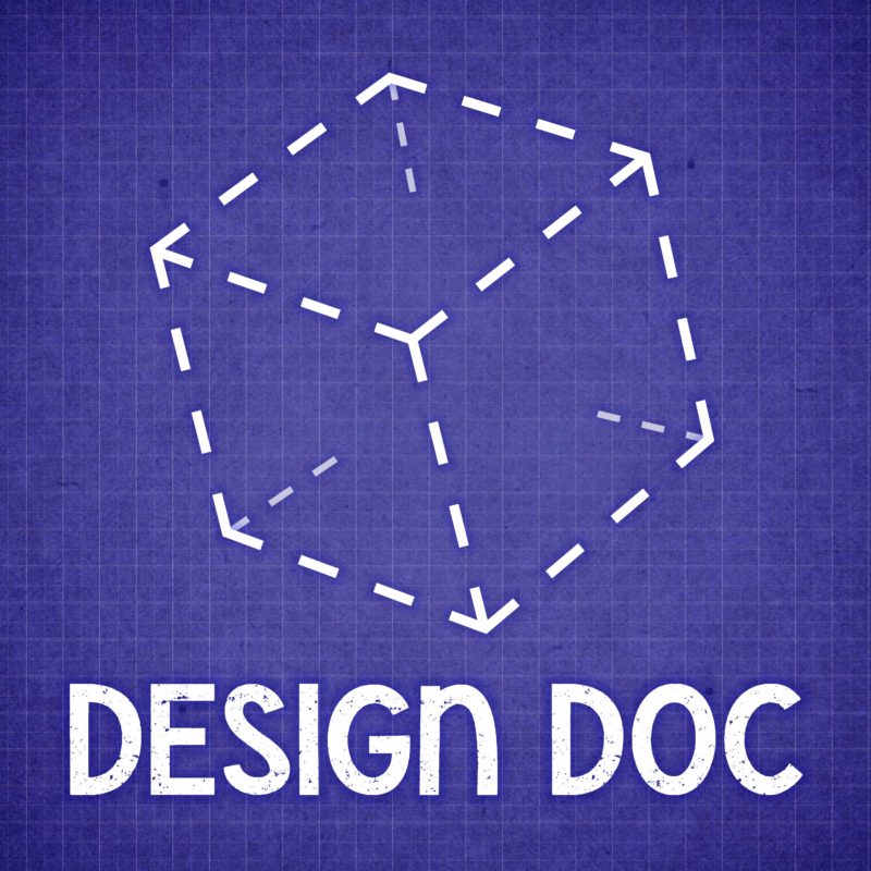 Design Doc square die logo image