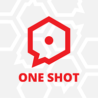 One Shot podcast logo